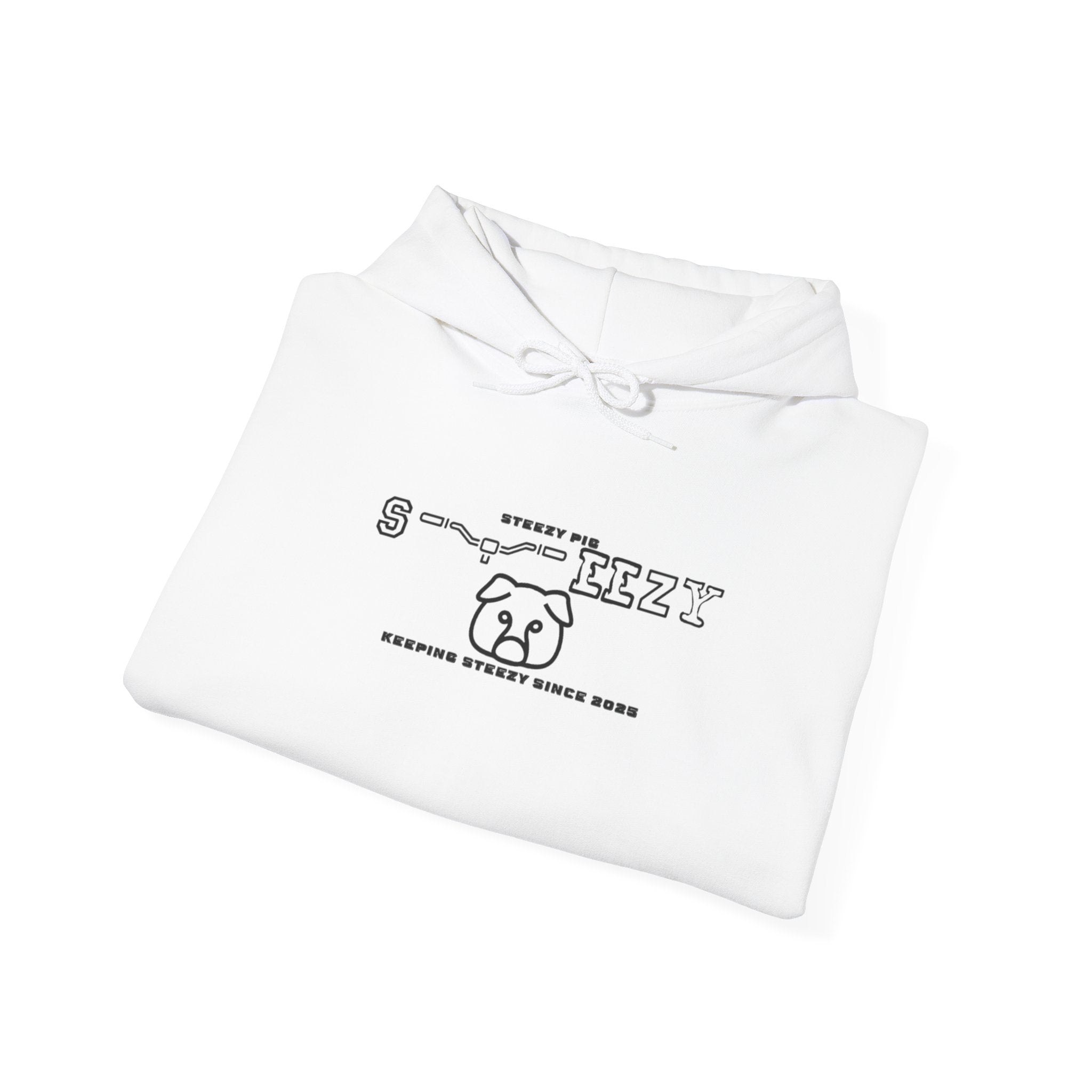 Cherry Logo Hoodie — Retro Red Steezy Pig Cherry Graphic Sweatshirt