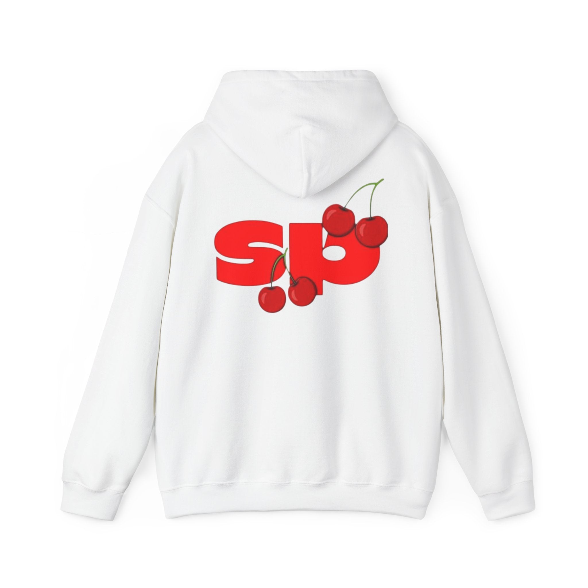 Cherry Logo Hoodie — Retro Red Steezy Pig Cherry Graphic Sweatshirt